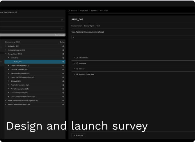 Design and launch survey